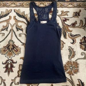 Hollister navy blue tank top